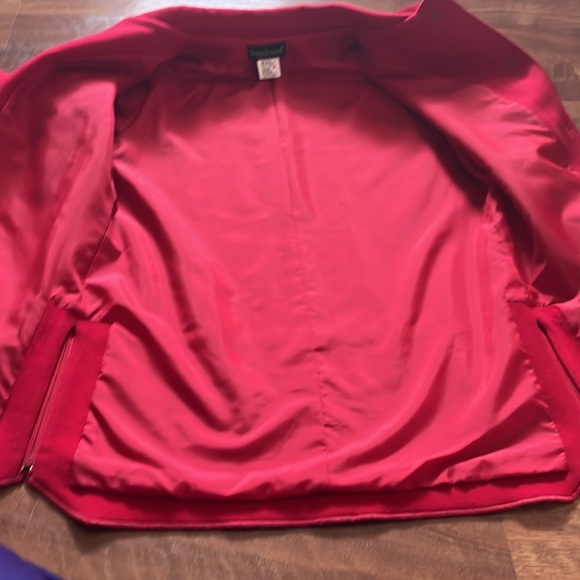 EUC Harve Benard wool red snap jacket - Picture 15 of 15